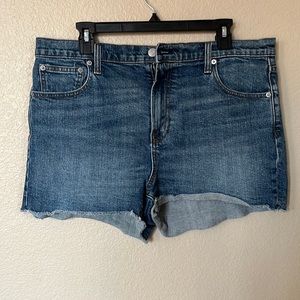 Gap Blue Denim Short Sz 33 (L)